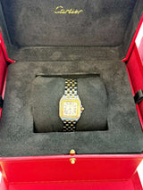 Cartier Panthère De Cartier Small Steel/Yellow Gold Silver Dial Watch W2PN0018