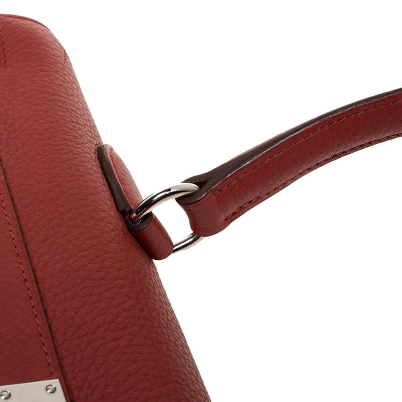 Hermes Kelly 42 Sanguine Taurillon Clemence Leather Palladium Hardware
