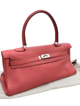 Hermes Kelly 42 Sanguine Taurillon Clemence Leather Palladium Hardware
