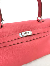 Hermes Kelly 42 Sanguine Taurillon Clemence Leather Palladium Hardware