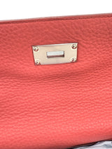 Hermes Kelly 42 Sanguine Taurillon Clemence Leather Palladium Hardware