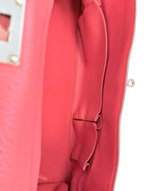 Hermes Kelly 42 Sanguine Taurillon Clemence Leather Palladium Hardware