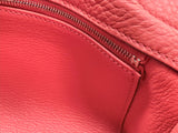 Hermes Kelly 42 Sanguine Taurillon Clemence Leather Palladium Hardware