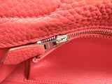 Hermes Kelly 42 Sanguine Taurillon Clemence Leather Palladium Hardware