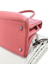 Hermes Kelly 42 Sanguine Taurillon Clemence Leather Palladium Hardware