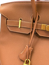 Hermes Birkin 35 Gold Togo Leather With Gold Hardware Handbag