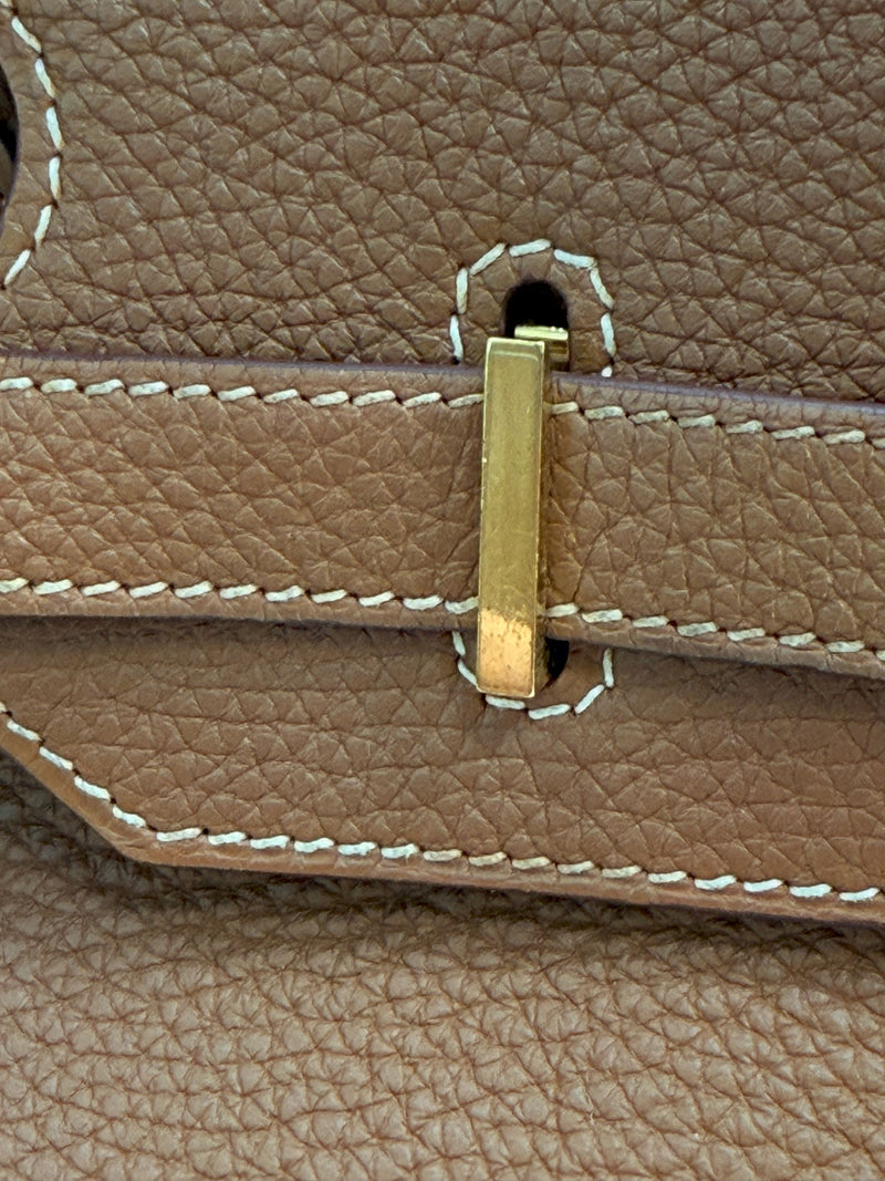 Hermes Birkin 35 Gold Togo Leather With Gold Hardware Handbag