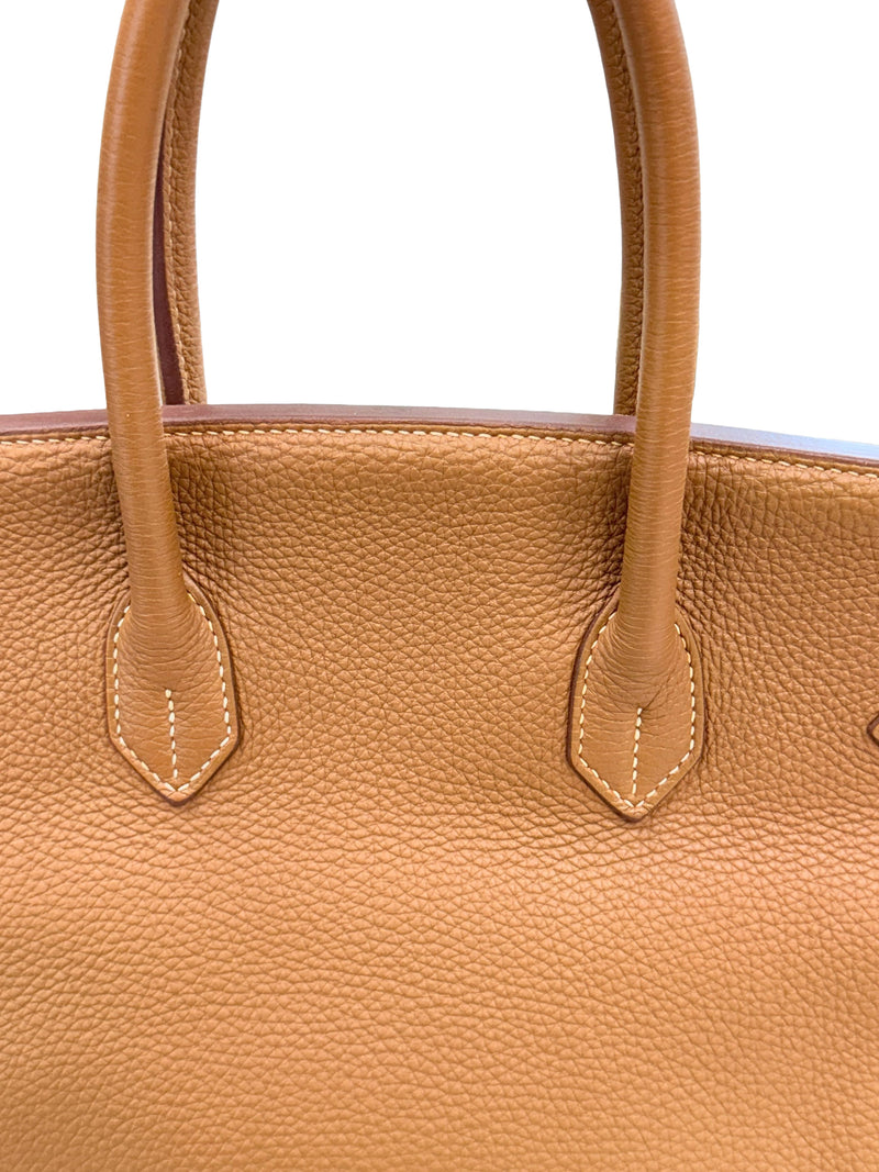 Hermes Birkin 35 Gold Togo Leather With Gold Hardware Handbag