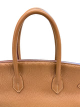 Hermes Birkin 35 Gold Togo Leather With Gold Hardware Handbag