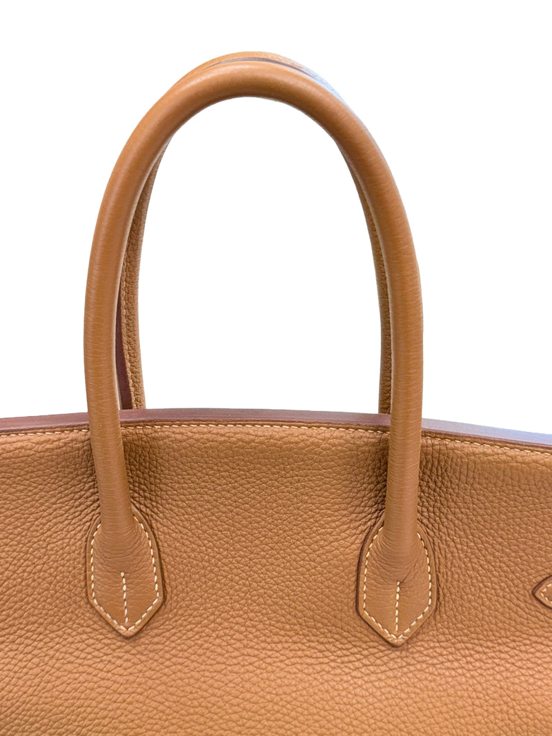 Hermes Birkin 35 Gold Togo Leather With Gold Hardware Handbag