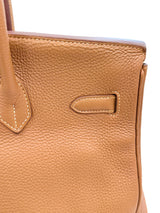 Hermes Birkin 35 Gold Togo Leather With Gold Hardware Handbag