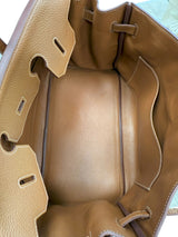 Hermes Birkin 35 Gold Togo Leather With Gold Hardware Handbag