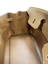Hermes Birkin 35 Gold Togo Leather With Gold Hardware Handbag