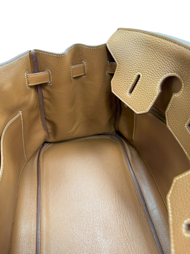 Hermes Birkin 35 Gold Togo Leather With Gold Hardware Handbag