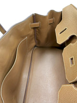 Hermes Birkin 35 Gold Togo Leather With Gold Hardware Handbag