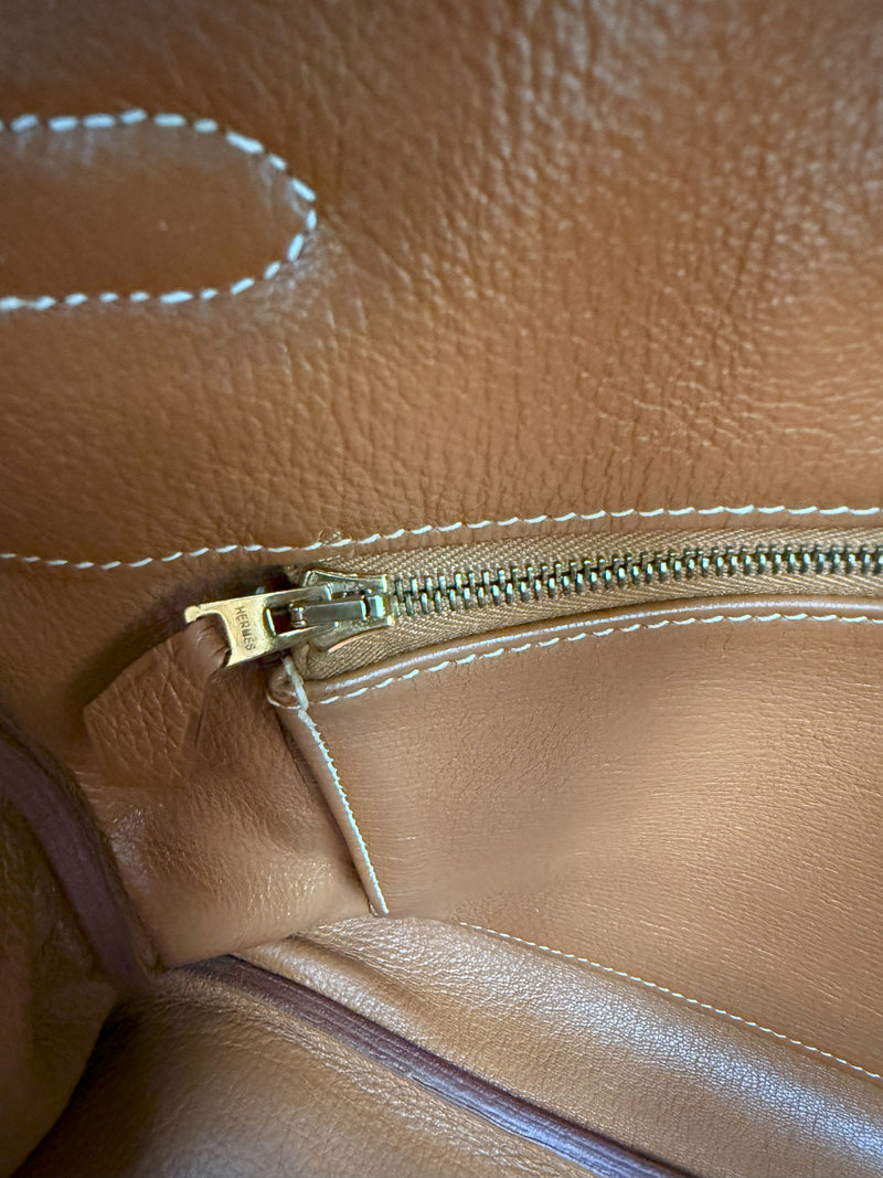 Hermes Birkin 35 Gold Togo Leather With Gold Hardware Handbag