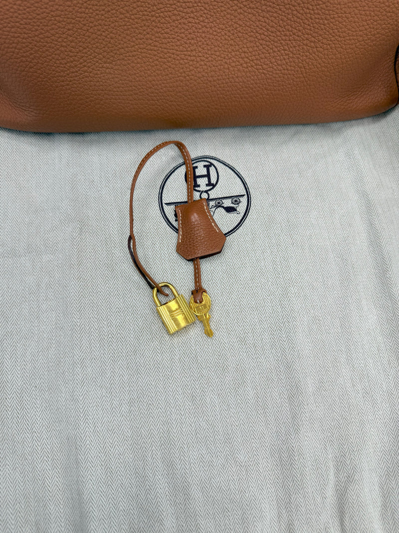 Hermes Birkin 35 Gold Togo Leather With Gold Hardware Handbag