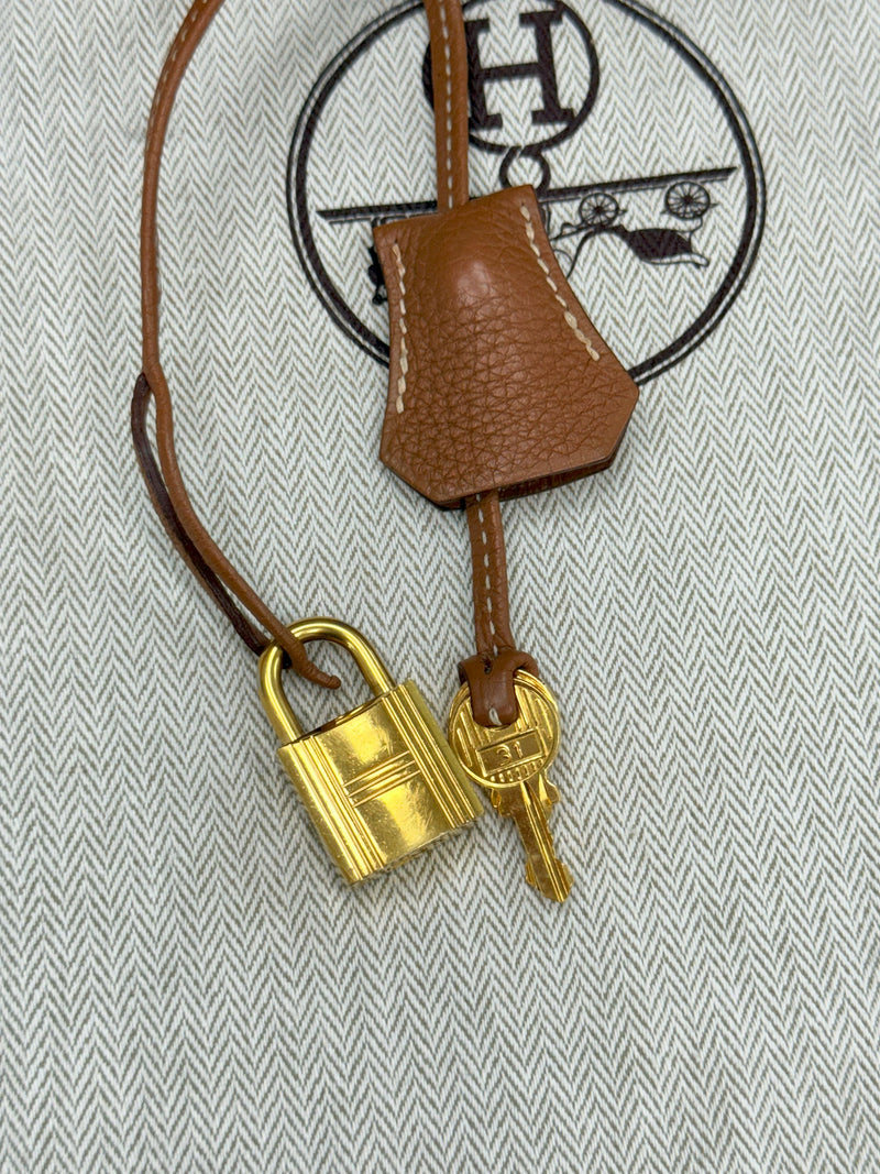Hermes Birkin 35 Gold Togo Leather With Gold Hardware Handbag