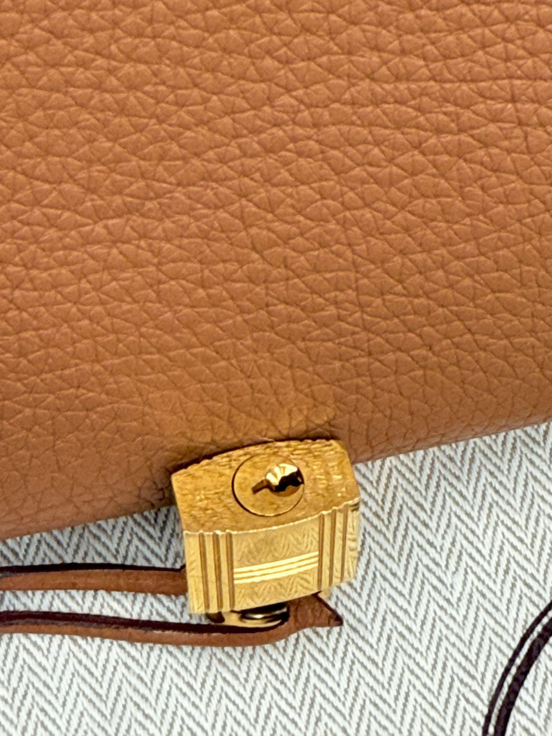Hermes Birkin 35 Gold Togo Leather With Gold Hardware Handbag
