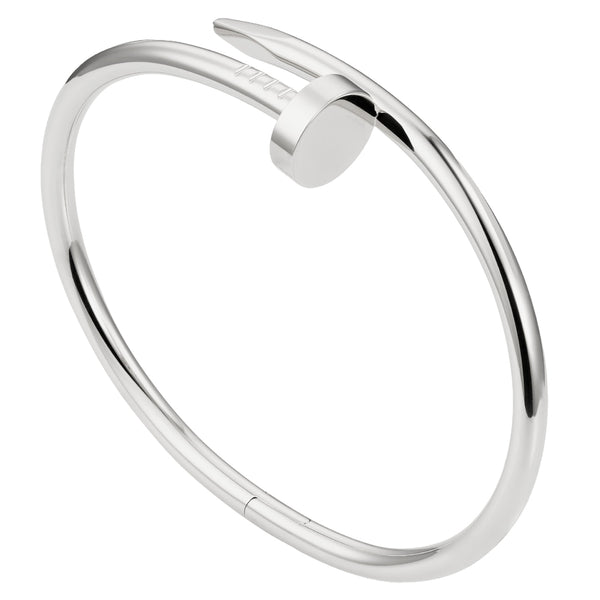 Cartier Juste Un Clou Bracelet Classic Model White Gold Size 16