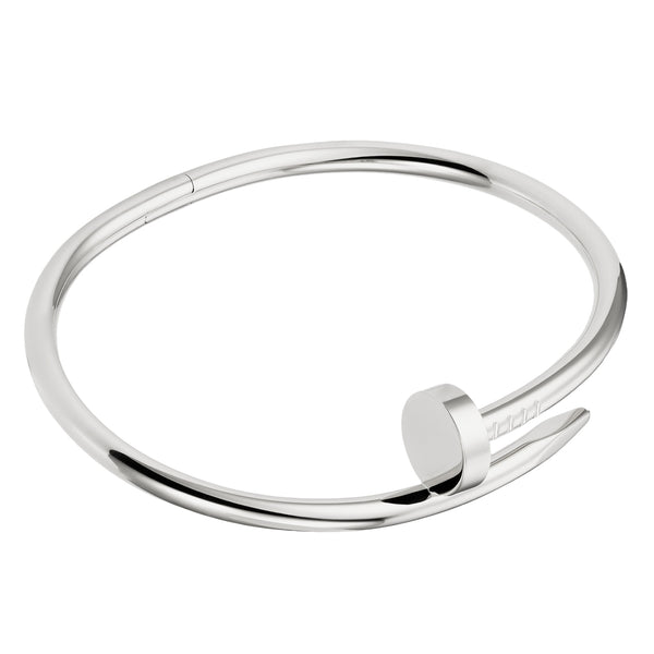 Cartier Juste Un Clou Bracelet Classic Model White Gold Size 16