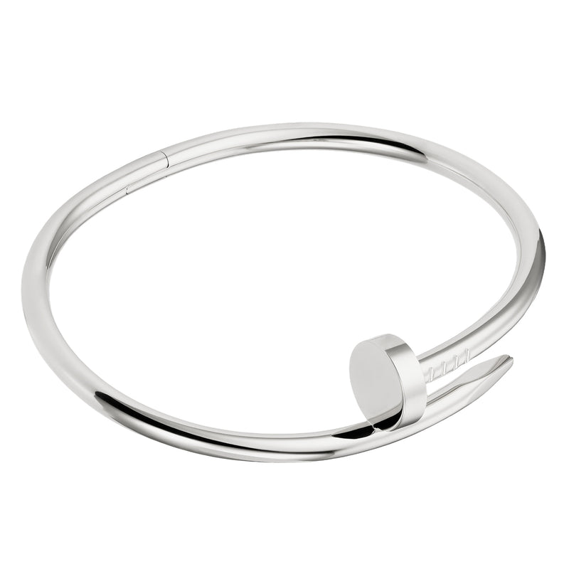 Cartier Juste Un Clou Bracelet Classic Model White Gold Size 16