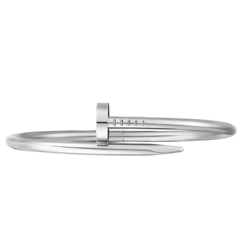 Cartier Juste Un Clou Bracelet Classic Model White Gold Size 16