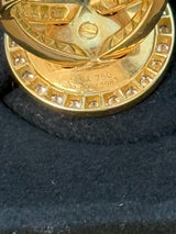 Van Cleef & Arpels Boutonnière Button Ring in Yellow Gold and Diamonds