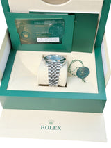 Rolex Datejust 41mm MOP Roman Diamond Dial Smooth Bezel Steel Mens Watch 126300