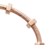Cartier Ecrou De Cartier Bracelet 18K Rose Gold Size 17 Banlge