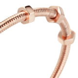 Cartier Ecrou De Cartier Bracelet 18K Rose Gold Size 17 Banlge
