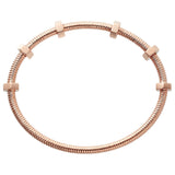 Cartier Ecrou De Cartier Bracelet 18K Rose Gold Size 17 Banlge
