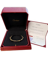 Cartier Ecrou De Cartier Bracelet 18K Rose Gold Size 17 Banlge