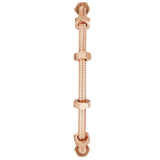 Cartier Ecrou De Cartier Bracelet 18K Rose Gold Size 17 Banlge