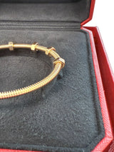 Cartier Ecrou De Cartier Bracelet 18K Rose Gold Size 17 Banlge