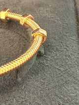 Cartier Ecrou De Cartier Bracelet 18K Rose Gold Size 17 Banlge