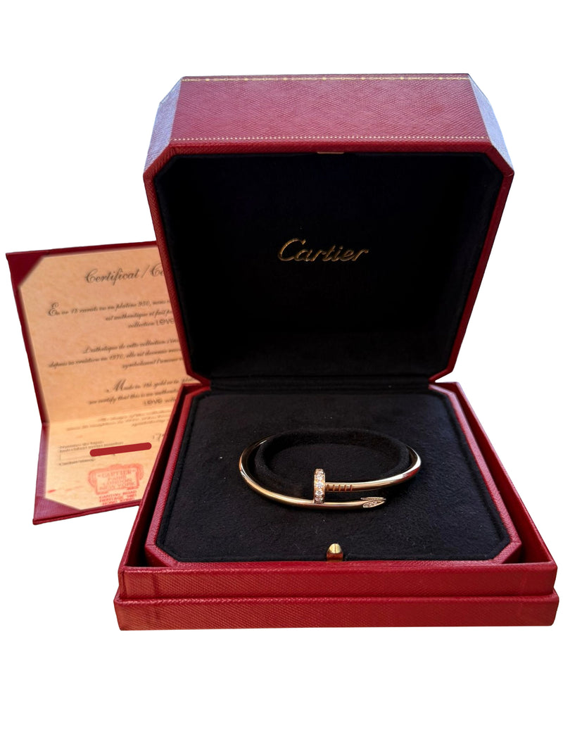 Cartier Juste Un Clou Bracelet Classic Model With 32 Brilliant-Cut Diamonds