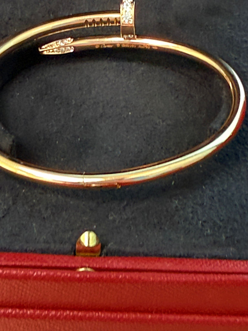 Cartier Juste Un Clou Bracelet Classic Model With 32 Brilliant-Cut Diamonds