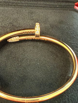 Cartier Juste Un Clou Bracelet Classic Model With 32 Brilliant-Cut Diamonds