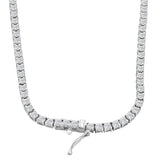 33.35ct Natural Round Diamonds Tennis Necklace 18 Inches 18K White Gold SI1-VS2