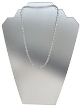 33.35ct Natural Round Diamonds Tennis Necklace 18 Inches 18K White Gold SI1-VS2