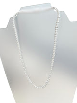 33.35ct Natural Round Diamonds Tennis Necklace 18 Inches 18K White Gold SI1-VS2