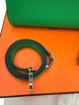 Hermes Kelly 25 Bamboo Togo Leather with Palladium Hardware Handbag