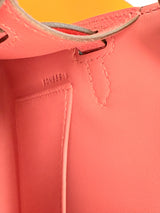 Hermes Mini Kelly Rose Azalee Epsom Leather with Palladium Hardware Handbag