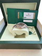 Rolex Datejust 41mm Two-Tone Rose Gold Steel Fluted Chocolate Dial Watch 126331