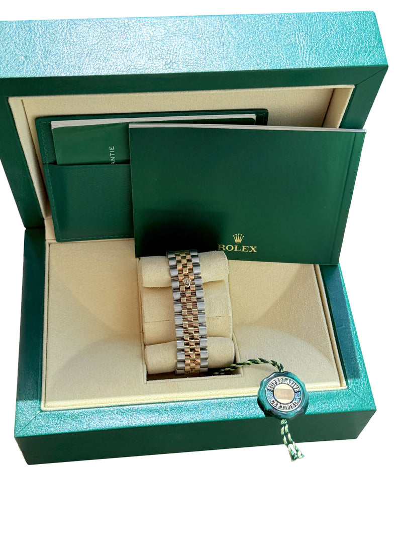 Rolex Datejust 36mm Steel Yellow Gold Champagne Roman Dial Mens Watch 116233