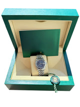 Rolex Datejust 31mm Midsize Blue Roman Dial Steel Jubilee Ladies Watch 78240
