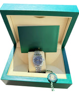 Rolex Datejust 31mm Midsize Blue Roman Dial Steel Jubilee Ladies Watch 78240