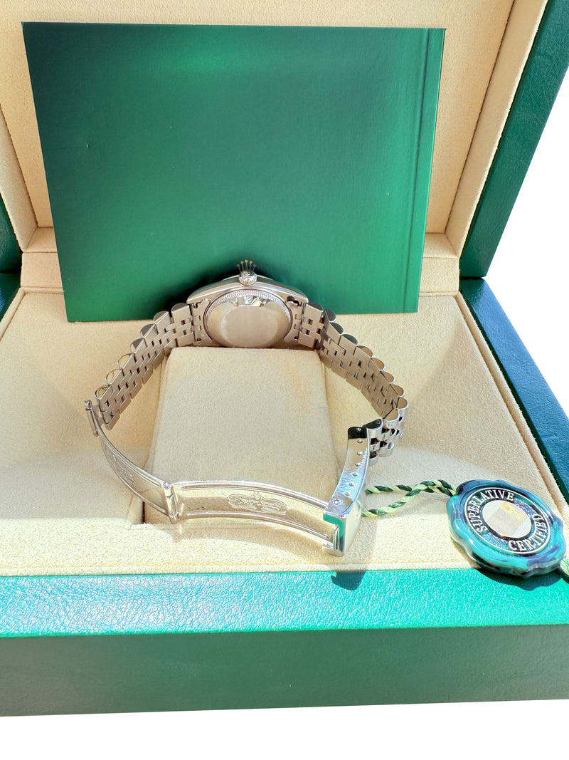 Rolex Datejust 31mm Midsize Blue Roman Dial Steel Jubilee Ladies Watch 78240