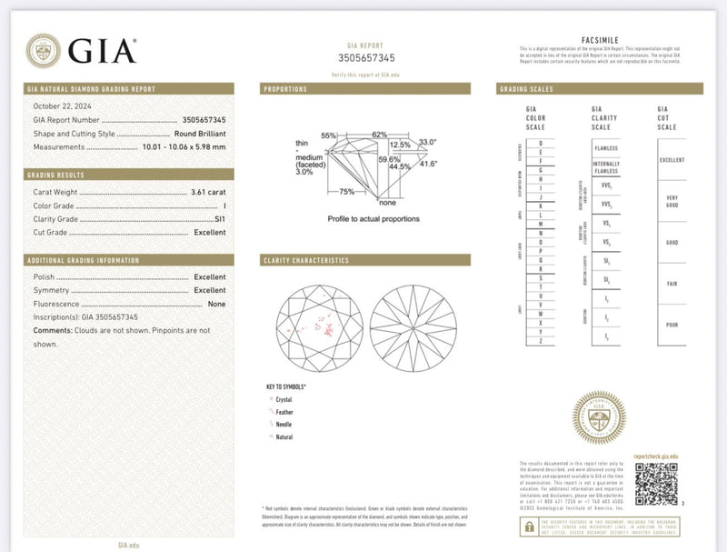7.20ct GIA Natural Round Diamond 4 Prong Martini Stud Earrings Si1/Si2 14K Gold